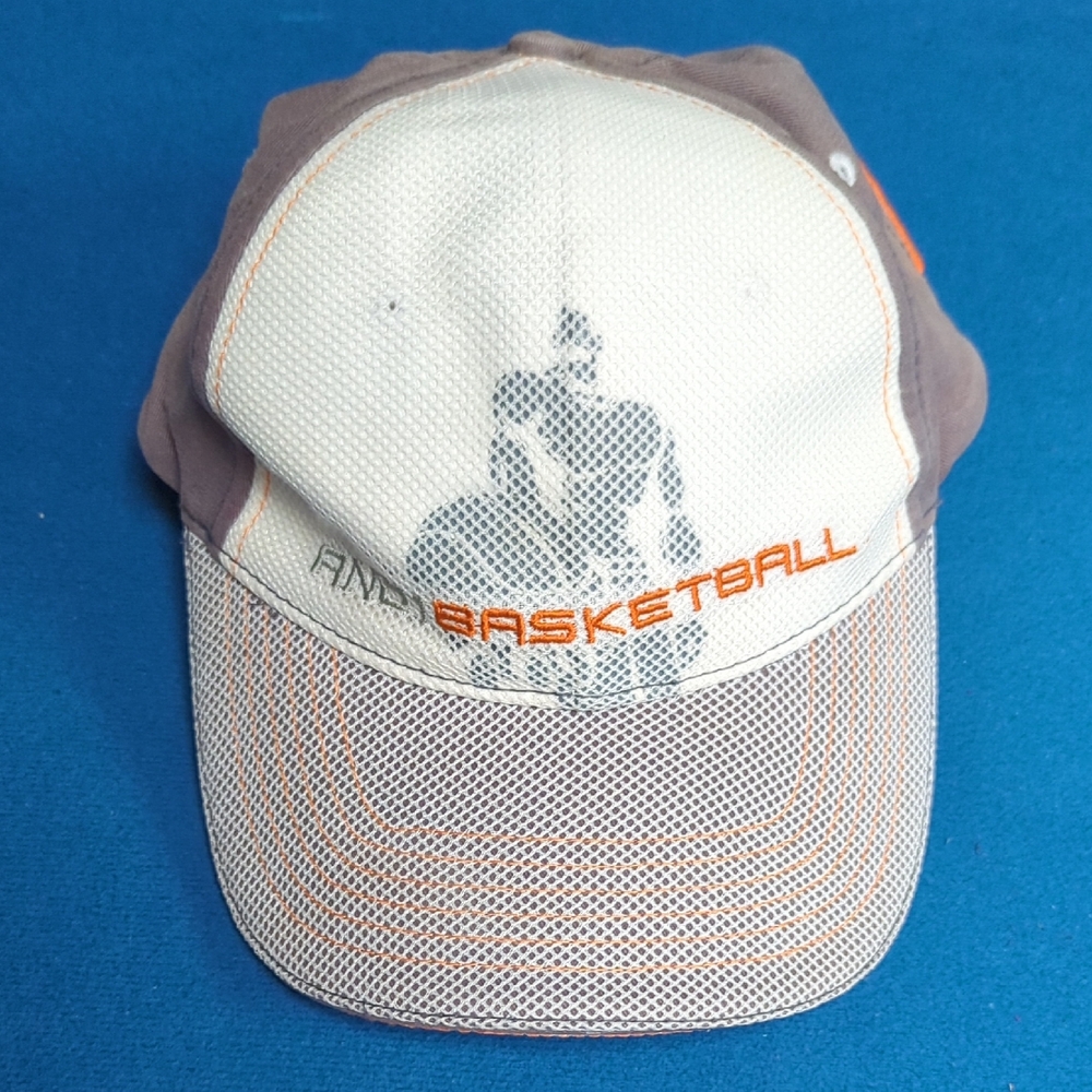 White and Gray Basketball Cap